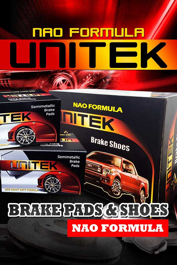 Unitek - brake & shoes nao formula